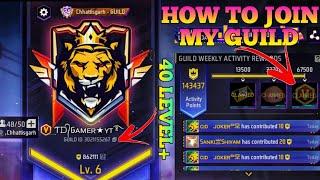 6 level guild join || 6 level guild auto join || how to join v badge guild