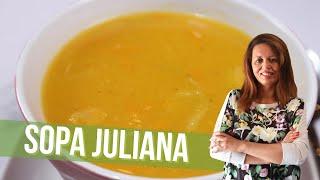 Sopa de verdura Juliana - A cozinha da Vê