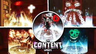 DOORS: Content Update - All CRUCIFIX Uses + New Monsters Jumpscares (Roblox Showcase)