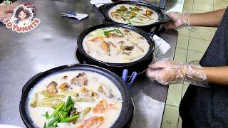 Sold Out Umami Fish Broth! Customers All Order the Same Dish ！#鱼头米  #算盘子 - Malaysia Street Food
