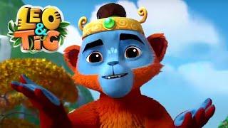 Leo and Tig    The Monkeys' Treasure - Episode 51    Funny Family Animated Cartoon for Kids