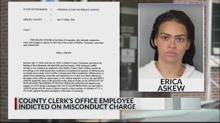 County Clerk’s office employee indicted on misconduct charge