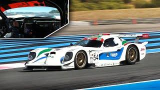 OnBoard a Panoz Esperante GTR-1 at Circuit Paul Ricard: 6.0L V8 Engine Sound!