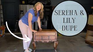 Serena & Lily Dupe - Coastal Look | Dresser Makeover | Furniture Flip | Painted Dresser