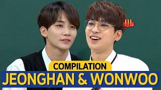 [Knowing Bros] 'Last Night' Angry JEONGHAN & Lazy Person WONWOO Compilation 