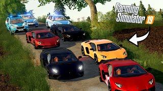 GARE CLANDESTINE CON LE LAMBORGHINI! FARMING SIMULATOR 19