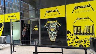 Inside Metallica’s pop up shop Munich Germany 2024