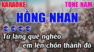 Hồng Nhan Karaoke Tone Nam Karaoke 9999 - Beat Mới