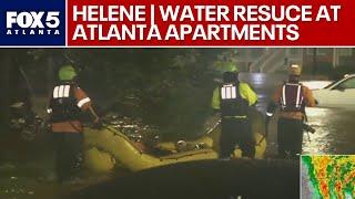 Helene: Residents rescued from flooding at Atlanta apartment complex | FOX 5 News