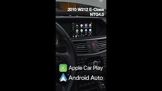 Apple CarPlay, Android Auto 2010 Mercedes W212 E-Class NTG4.0 retrofit by 인디웍 indiwork