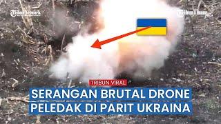 Brutal! Begini Kerja Tempur Drone FPV BT-40 Pasukan Putin Habisi Posisi Musuh