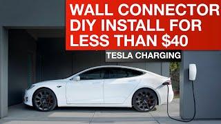 Tesla Wall Connector DIY Install for Less Than $40