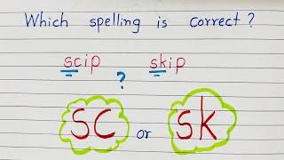 Beginning SC or SK/  SC or SK / what to ️ ?