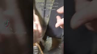 Adding Rivets to a Purse's Handles | Ramos Shoe Repair #shorts
