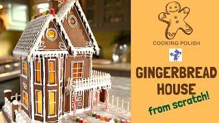 A Beautiful Gingerbread House From Scratch