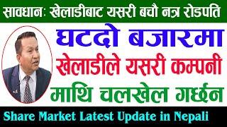 बजारले डरलाग्दो रुप लियो अब के गर्ने | Share market Latest News Nepali | Share Market in  Nepal