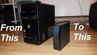 Moving the HP Pavilion p2 into a Mini-ITX case