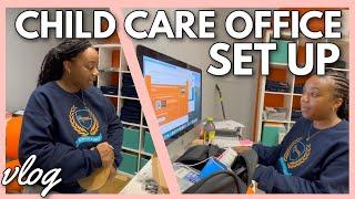 Designing our Child Care Business Management Office Space | VLOG