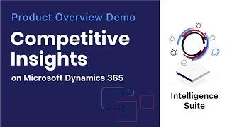 TechnoMile Competitive Insights Product Overview Demo with Growth on Microsoft Dynamics