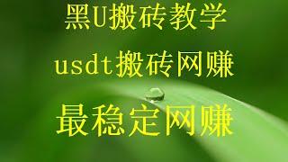 网赚方法2024，黑u出金，测试赚钱，黑产usdt怎么搬砖挣钱？USDT如何搬砖套利，搬砖跑腿是怎么赚钱的？什么是黑U？2024年最新暴利网赚灰产全程演示，月赚6万+，适合穷人翻身的10个行业