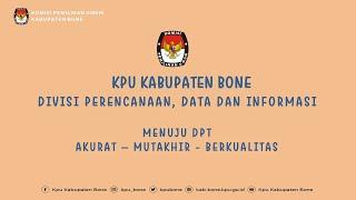 Pemutakhiran Daftar Pemilih Berkelanjutan Kabupaten Bone Periode April Tahun 2021