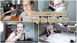 Relaxed Homeschool Mom Day in the Life / Homeschooling Routine with 4 Kids || Jill Kay
