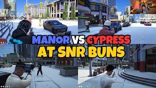 Manor Smoke Cypress Luciano & Ilya At Snr Buns After Trying to get a Hostage | NOPIXEL 4.0 GTA RP