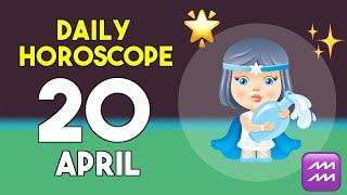 Aquarius horoscope today - April 20, 2025