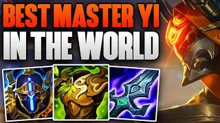 BEST MASTER YI IN THE WORLD DOMINATES WITH BUFFED YI! | CHALLENGER MASTER YI JUNGLE GAMEPLAY | 14.11