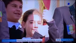 Emission France 3 Porte-drapeaux de Champfleury 11 novembre 2024