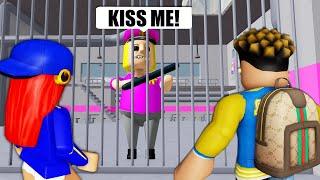 Can We ESCAPE POLICE GIRL PRISON RUN Obby In Roblox?!