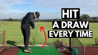HOW TO SWING IN TO OUT NATURALLY - Draw the golf ball EVERY TIME (EXTREMELY SIMPLE)
