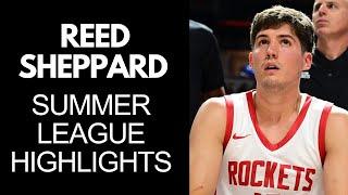 Best of Reed Sheppard: 2024 NBA Summer League Highlights