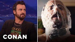 Justin Theroux Had To Suffocate Himself On "The Leftovers" | CONAN on TBS