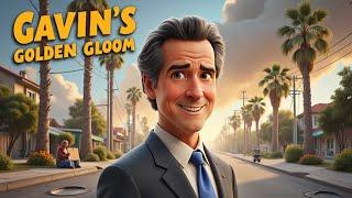 Gavin's Golden Gloom | Hilarious Roast of Governor Newsom's California Failures | Funny Parody Song