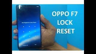 how to unlock oppo f7 cph1819/pattern reset/password code reset eazy way