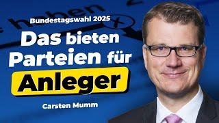 Wirtschaftsprogramme der Parteien | Talk mit Carsten Mumm | extraETF