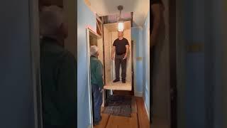 Home made DIY Elevator First ride with test dummy 