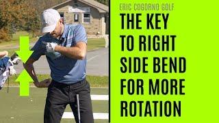 GOLF: The Key To Right Side Bend For More Rotation