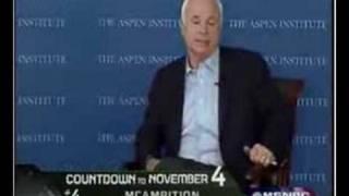 McCain Eats His Own Words