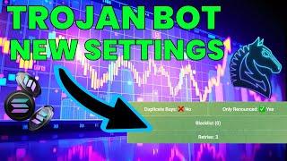 Trojan Trading Bot New Copy Trade Settings Full Tutorial | Solana Meme Coin Trading SOL