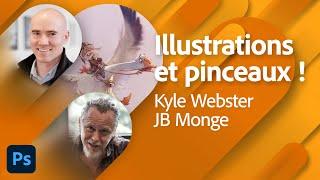 Adobe Live | Illustrations et pinceaux avec Kyle Webster et JB Monge | Adobe France