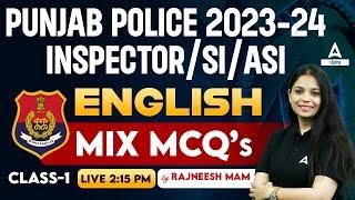 Punjab Police Inspector, SI, ASI 2023-24 | English | MIX MCQs