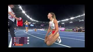 Extremely Close Women's 400m Final 2024 European Championships Rome