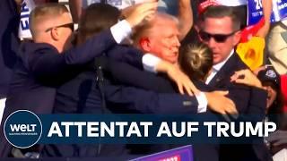 TRUMP: Attentat auf Ex-Präsidenten! Bei Wahlveranstaltung angeschossen - Gesundheitszustand unklar