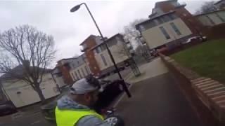 Funny bike crash