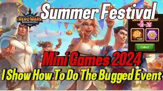 I Fixed The Bugged Mini Games Summer Festival 2024 Hero Wars Dominion Era