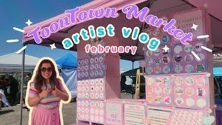 ToonTown Market  - Artist Vlog - February 2025