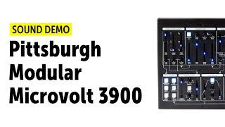 Pittsburgh Modular Microvolt 3900 Sound Demo (no talking)