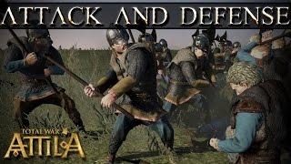 Total War Attila Mechanics - Melee Attack and Melee Defense